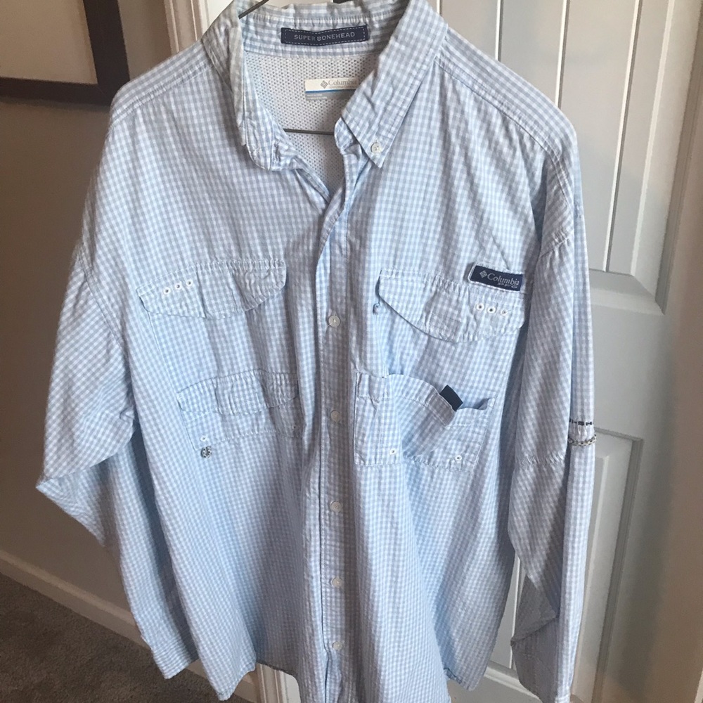 Men’s long sleeve Columbia shirts